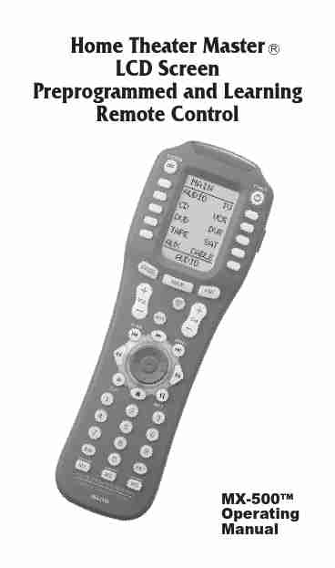Radio Shack Universal Remote MX-500TM-page_pdf